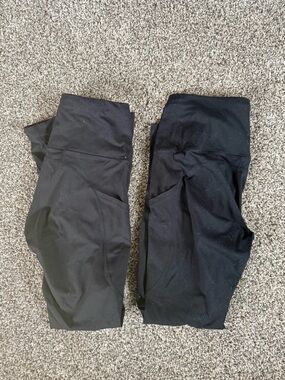 THE GYM PEOPLE Women’s Thick High Waist Yoga Pants with Pockets Size Small